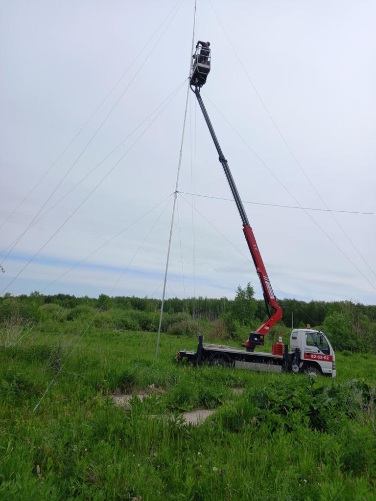 Обслуживание линий электропередач с автовышки - Заказ техники